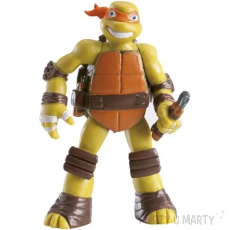 figurka na tort wojownicze zolwie ninja michelangelo dekora 8 cm