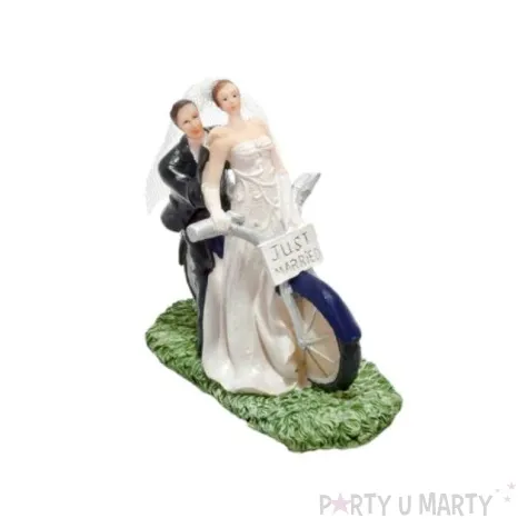 figurka para mloda na motorze 1 szt