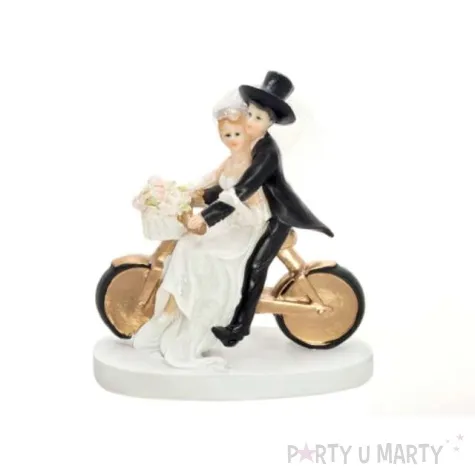 figurka para mloda na rowerze 1 szt