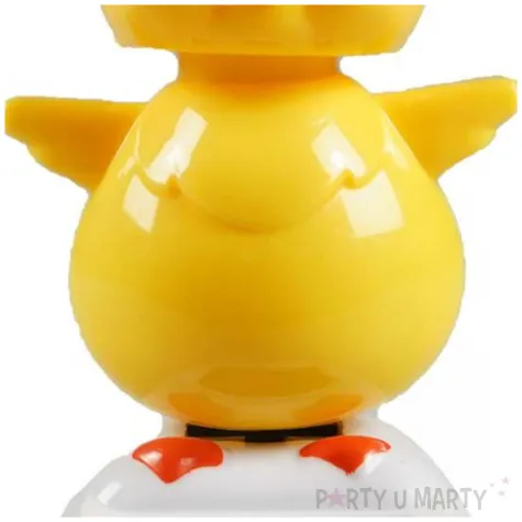 figurka solarna kurczaczek kiwaczek zolty arpex 11 x 7 x 5 cm