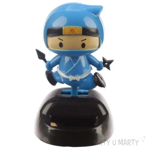 figurka solarna ninja samuraj puckator