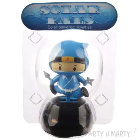 figurka solarna ninja samuraj puckator