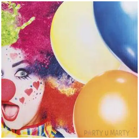 flaga klaun z balonami boland 60 x 90 cm