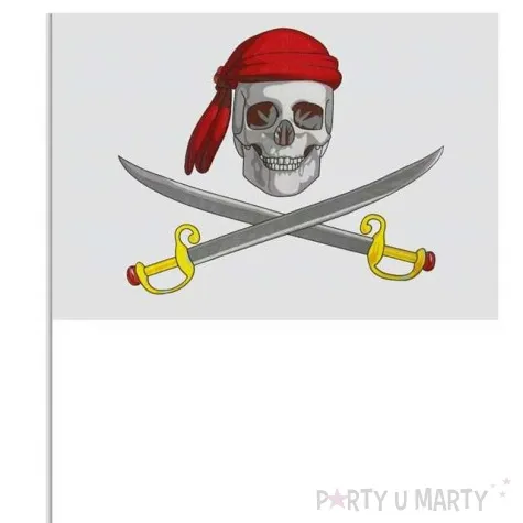 flaga na patyczku piraci godan