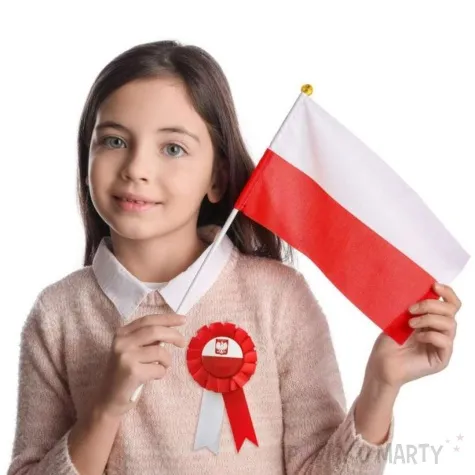 flaga polska godan 14x21 cm 10 szt