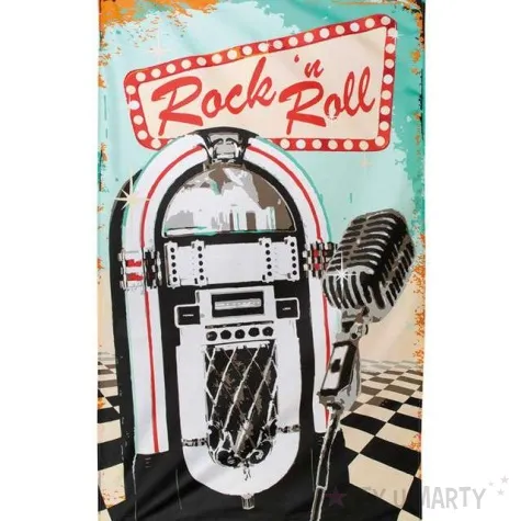 flaga rock n roll maszyna grajaca boland 150 x 90 cm