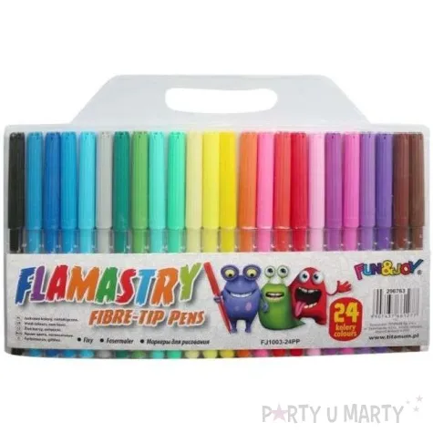 flamastry artystyczne mix fun joy 24 szt
