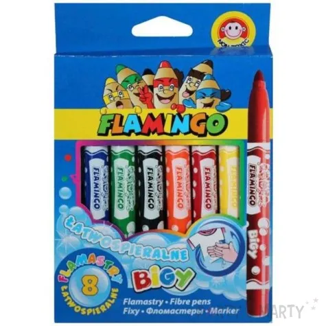 flamastry big jumbo mix titanum 8 szt