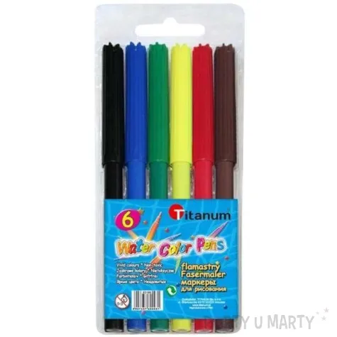 flamastry classic mix titanum 6 szt