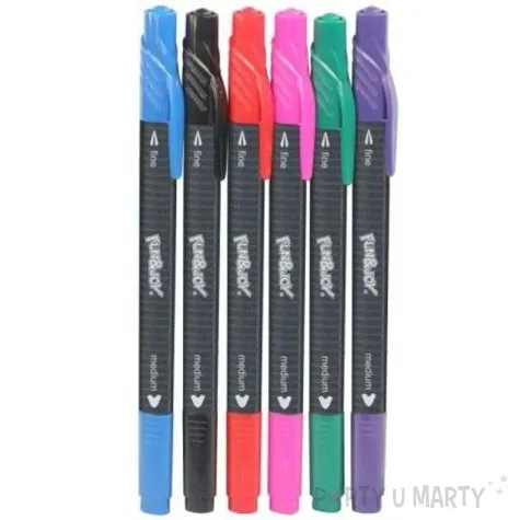 flamastry dwustronne mix fun joy 0 4 1 2 mm 6 szt