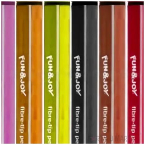 flamastry trojkatne mix fun joy 1 2 mm 12 szt