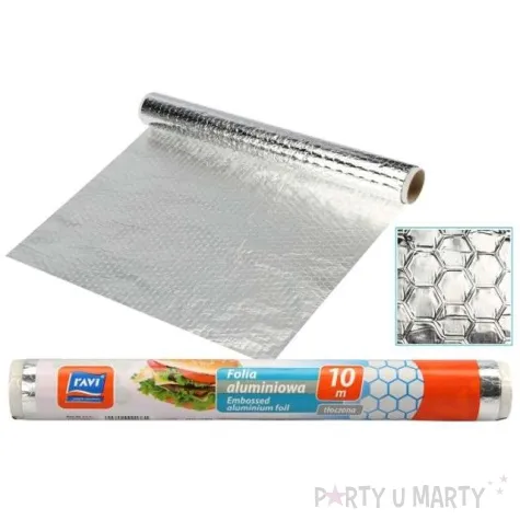 folia aluminiowa tloczona ravi 28 5cm 10m