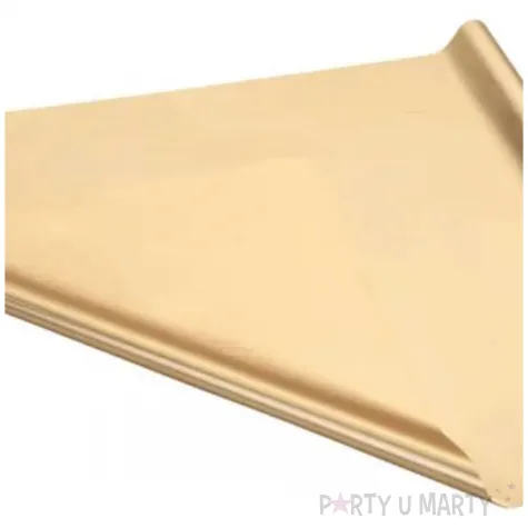 folia dekoracyjna dekoracja na urodziny glamour wesele sylwestra zlota satynowa 0 8 x 25 m