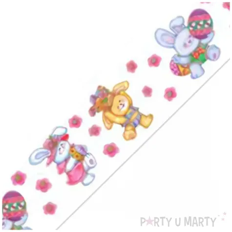 folia elektrostatyczna wielkanoc zajace i pisanki arpex 57 x 8 cm