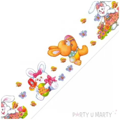 folia elektrostatyczna wielkanoc zajaczki i motylki arpex 57 x 8 cm