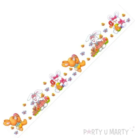 folia elektrostatyczna wielkanoc zajaczki i motylki arpex 57 x 8 cm