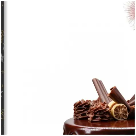 fontanna na tort urodzinowy 70 urodziny glamour birthday czarna z nadrukiem 70