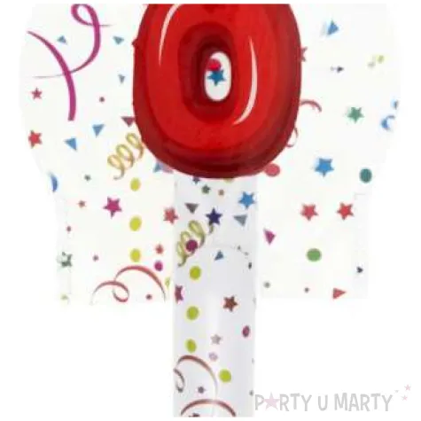 fontanna tortowa 0 urodziny kolorowe partypal 12 cm