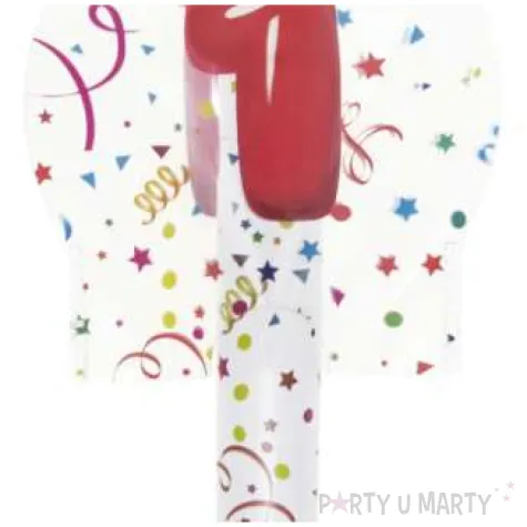 fontanna tortowa 1 urodziny kolorowe partypal 12 cm