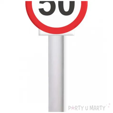fontanna tortowa 50 urodziny traffic birthday 18 cm