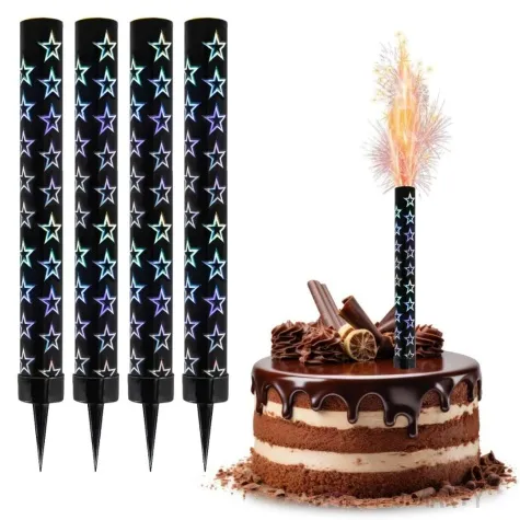 fontanna tortowa black triplex 12 cm 4 szt