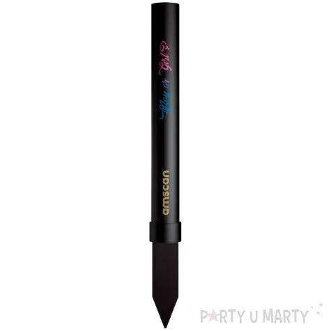 fontanna tortowa boy or girl rozowy plomien czarny amscan 12 cm 2 szt