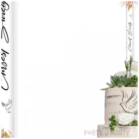 fontanna tortowa chrzest swieta boho 18 cm