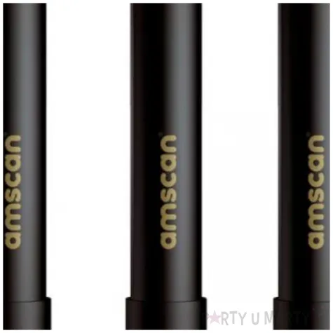 fontanna tortowa classic czarny amscan 12 cm 3 szt