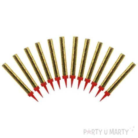 fontanna tortowa gold classic 12 cm partydeco 1 szt