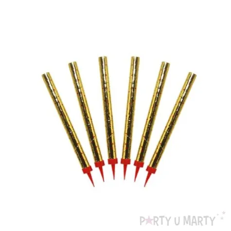 fontanna tortowa gold classic 18 cm partydeco 6 szt