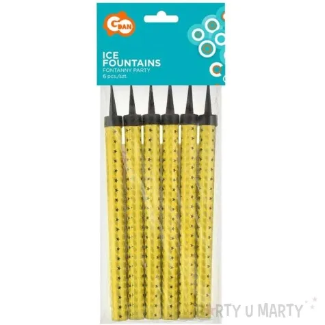 fontanna tortowa gold classic godan 18 cm 6 szt