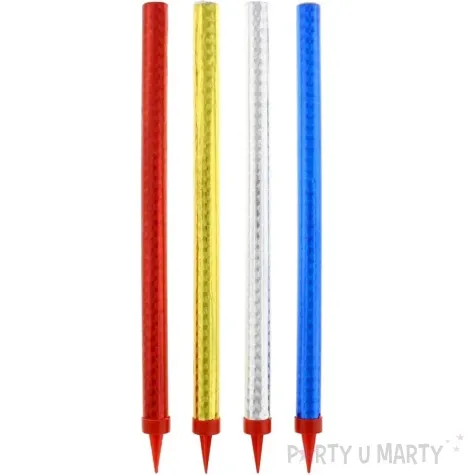 fontanna tortowa holograficzna premium godan 25 cm 4 szt