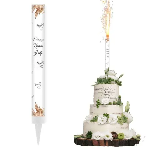 fontanna tortowa komunia swieta boho 18 cm