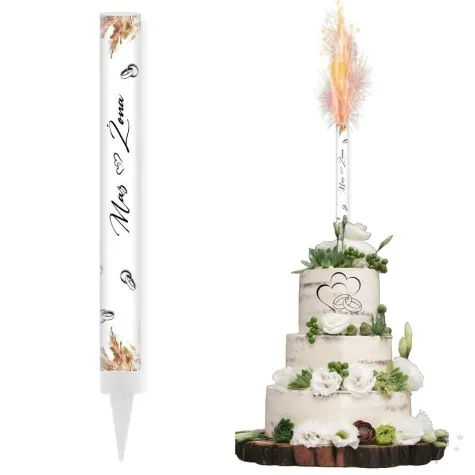 fontanna tortowa maz i zona boho 18 cm