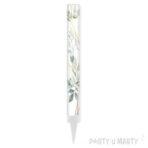 fontanna tortowa mietowa geometria bialy 18 cm