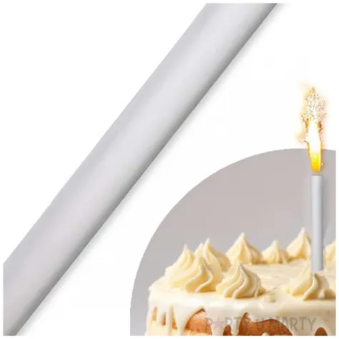 fontanna tortowa monokolor bialy 18 cm