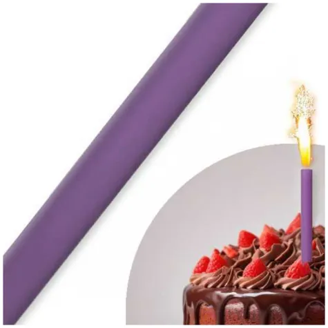 fontanna tortowa monokolor fioletowy 18 cm