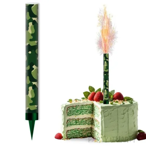 fontanna tortowa zolnierz moro zielony 18 cm