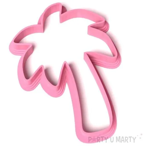 foremka aloha palma 92x66 mm rozowa jasna
