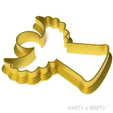 foremka aniolek gabriel 83x86 mm zlota metaliczna