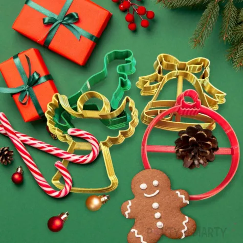 foremka aniolek gabriel 83x86 mm zlota metaliczna