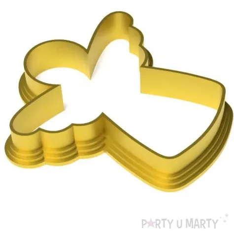 foremka aniolek michal 73x73 mm zlota metaliczna