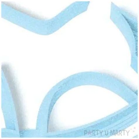 foremka baby shower boy konik na biegunach 88x67 mm blekitna brokatowa