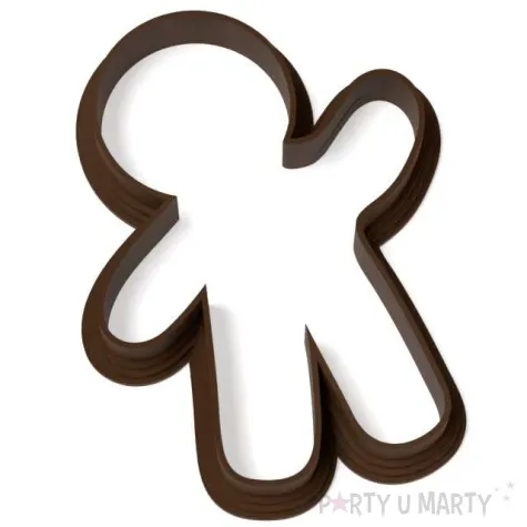 foremka boze narodzenie ciasteczkowy ludzik 67x88 mm brazowy