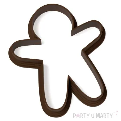 foremka boze narodzenie ciasteczkowy ludzik classic 77x88 mm brazowy