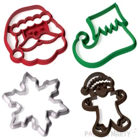 foremka boze narodzenie pierwsza gwiazdka zestaw mix 4 szt