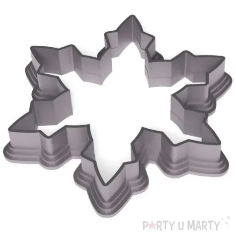 foremka boze narodzenie sniezynka mia obrys 65x87 mm srebrna metaliczna