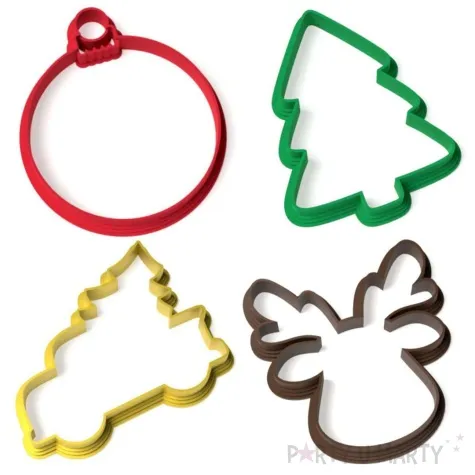 foremka boze narodzenie tata wiezie prezenty zestaw mix 4 szt