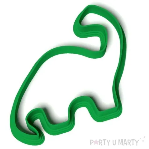 foremka dinozaury brontozaur 87x78 mm zielona