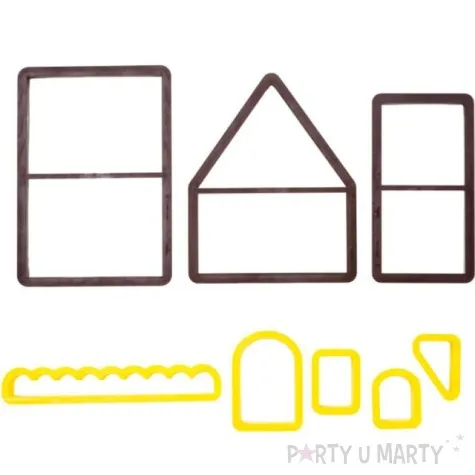 foremka do ciasteczek bajkowy domek 3d decora 8 szt